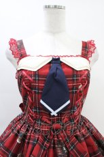 画像4: Angelic Pretty / British Bear Specialジャンパースカート Free ワイン H-26-03-11-021-AP-OP-NS-ZH (4)