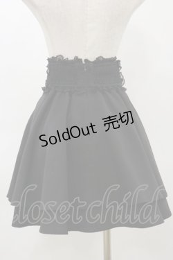 画像2: Rojita / クロスベルト2段フレアスカート Free ブラック H-26-03-12-052-LO-SK-NS-ZH