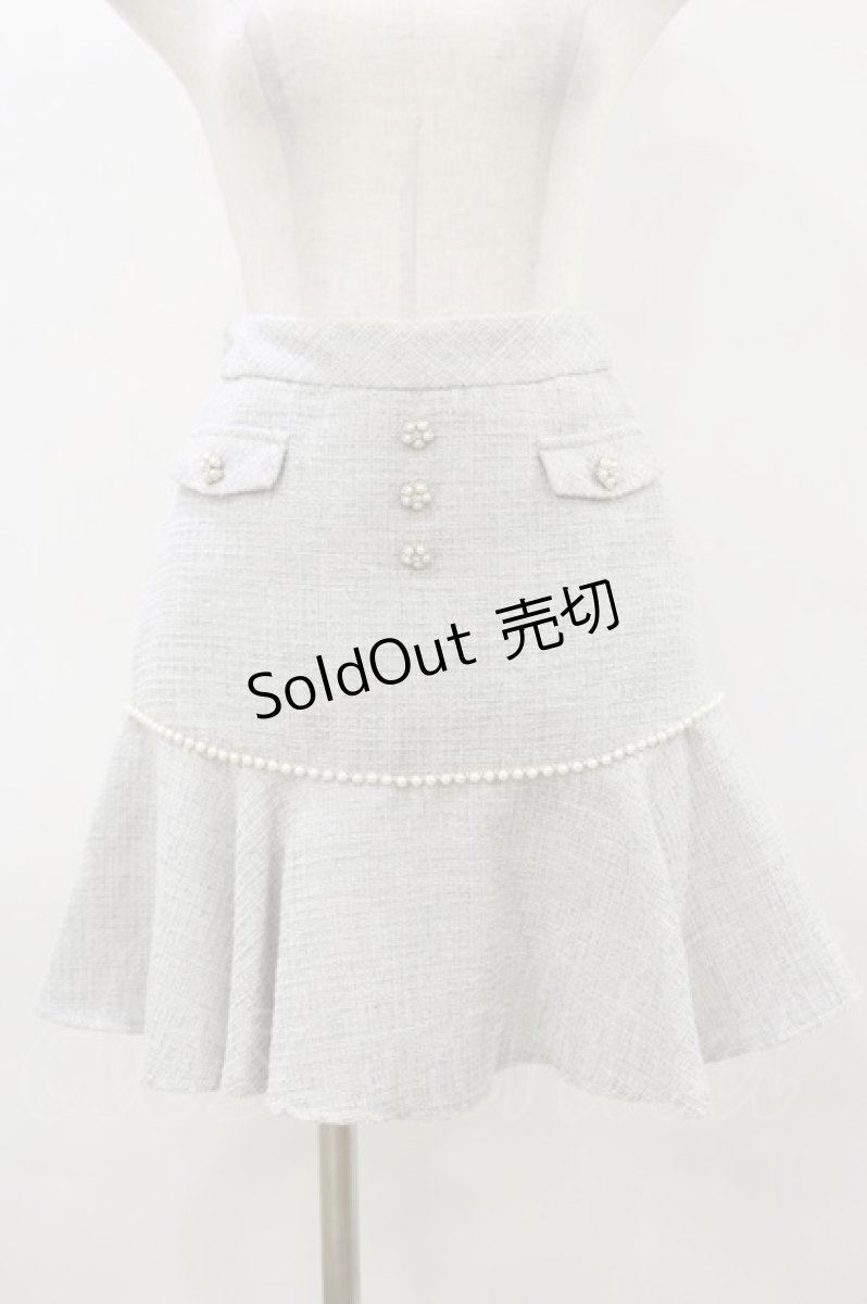 画像1: evelyn / ビジュー裾フリルスカート Free IGY H-26-03-12-053-LO-SK-NS-ZH (1)