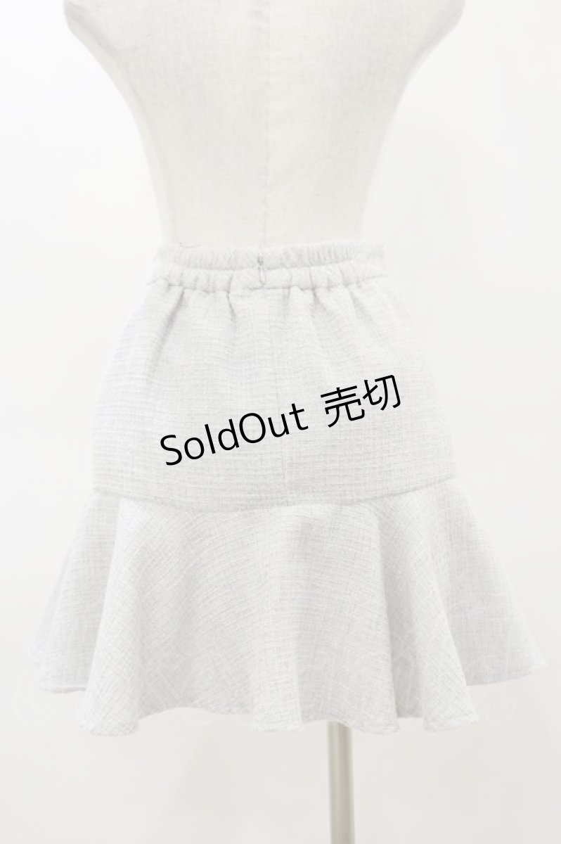 画像2: evelyn / ビジュー裾フリルスカート Free IGY H-26-03-12-053-LO-SK-NS-ZH (2)