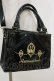 画像2: metamorphose / スワン刺繍バッグ  ブラック H-26-03-12-006-ME-BG-NS-ZH (2)