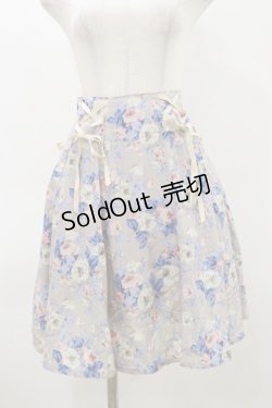 画像1: an another angelus / ローズプリントスカート Free グレージュ H-26-03-12-056-CA-SK-NS-ZH