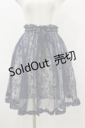 axes femme / チュール×メルヘン花柄スカート M ネイビー H-26-03-12-058-AX-SK-NS-ZH