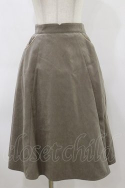 画像1: Fi.n.t / 金縁ティーカップポケットスカート Free LIGHT KHAKI H-26-03-12-059-CA-SK-NS-ZH