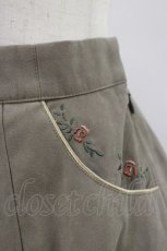 画像3: Fi.n.t / 金縁ティーカップポケットスカート Free LIGHT KHAKI H-26-03-12-059-CA-SK-NS-ZH (3)