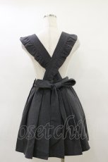 画像2: Fi.n.t / バックリボン2wayエプロンジャンパースカート Free GRAY H-26-03-12-060-CA-SK-NS-ZH (2)