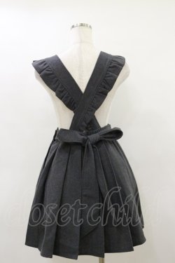 画像2: Fi.n.t / バックリボン2wayエプロンジャンパースカート Free GRAY H-26-03-12-060-CA-SK-NS-ZH