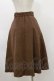 画像2: Fi.n.t / フロント釦タックフレアースカート Free BROWN H-26-03-12-061-CA-SK-NS-ZH (2)
