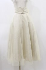 画像1: F&A / バックリボン2wayコルセットチュールスカート Free IVORY H-26-03-12-062-LO-SK-NS-ZH (1)