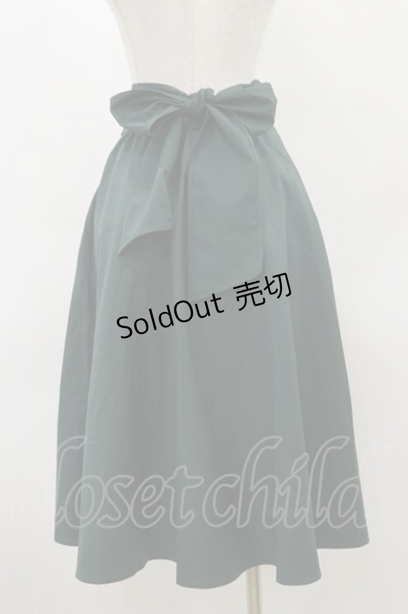 画像2: F&A / コルセットベルト2wayフレアースカート Free GREEN H-26-03-12-063-LO-SK-NS-ZH (2)