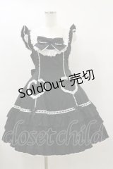 Angelic Pretty / Cute Heartジャンパースカート Free ブラック H-26-03-12-068-AP-OP-NS-ZH