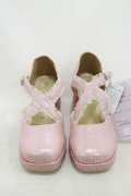 Cherirulu Chocola / MYクロスベルトパンプス L ピンク H-26-03-12-008-GO-ZA-NS-ZH