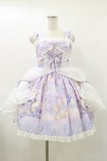 画像1: BABY,THE STARS SHINE BRIGHT / スピカと面影星座の子柄ジャンパースカート Free ラベンダー H-26-03-12-069-BA-OP-NS-ZH (1)