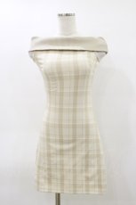 画像1: EATME / Backカットアウトチェックワンピース Free ベージュ H-26-03-12-071-LO-OP-NS-ZH (1)