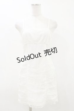 画像1: Bubbles / レースキャミワンピース Free 白 H-26-03-12-072-CA-TO-NS-ZH