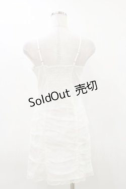 画像2: Bubbles / レースキャミワンピース Free 白 H-26-03-12-072-CA-TO-NS-ZH