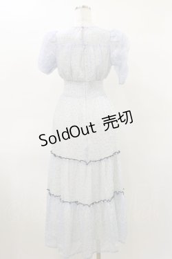 画像2: An MILLE / ドットロングワンピース Free サックス/ブラック H-26-03-12-077-EL-OP-NS-ZH