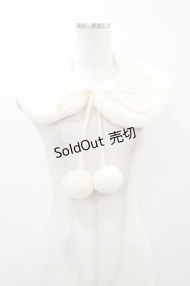 画像1: m petit by misako / AMポンポンツキエリ  オフ H-26-03-12-009-LO-ZA-NS-ZH (1)