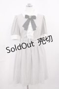 Jamie エーエヌケー / 配色ワンピース M グレー H-26-03-12-1005-LO-OP-NS-ZH