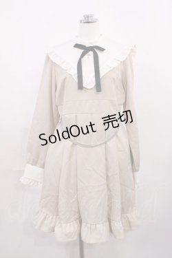 画像1: DearMyLove / ヨーク切替ワンピース L ベージュ H-26-03-12-1006-EL-OP-NS-ZH