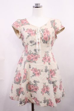 画像1: Secret Honey / 花柄ワンピース Free アイボリー H-26-03-12-1012-CA-OP-NS-ZH