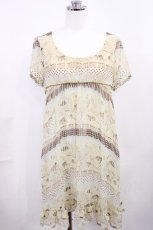 画像1: Franche Lippee / オリプリワンピース M アイボリー H-26-03-12-1014-LO-OP-YZ-ZH (1)