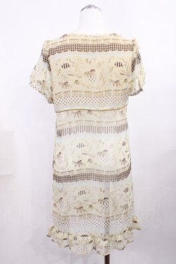 画像2: Franche Lippee / オリプリワンピース M アイボリー H-26-03-12-1014-LO-OP-YZ-ZH