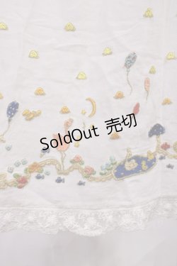 画像4: Cherir la femme / 刺繍ワンピース M アイボリー H-26-03-12-1015-LO-OP-YZ-ZH