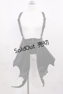 画像1: Hoshibako Works / ナイト・イーヴィル ハーネスコルセット M ブラック H-26-03-12-1019-LO-SK-NS-ZH