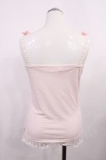 画像2: LIZ LISA / リボンキャミソール Free ピンク H-26-03-12-1020-LO-TO-NS-ZH (2)