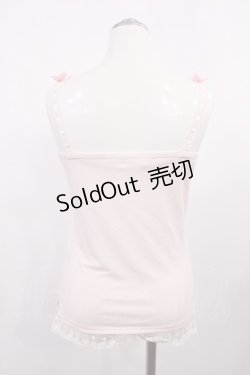 画像2: LIZ LISA / リボンキャミソール Free ピンク H-26-03-12-1020-LO-TO-NS-ZH