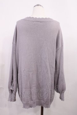 画像2: Amavel / ハートモチーフロングカーディガン Free ラベンダー H-26-03-12-1021-CA-TO-NS-ZH