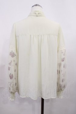 画像2: axes femme / 眠れる森の美女ブラウス M オフ H-26-03-12-1030-AX-BL-NS-ZH