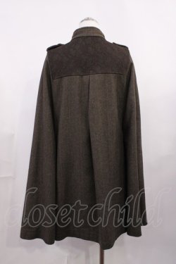 画像2: axes femme / ナポレオンマント風コート M ブラウン H-26-03-12-1031-AX-CO-NS-ZH