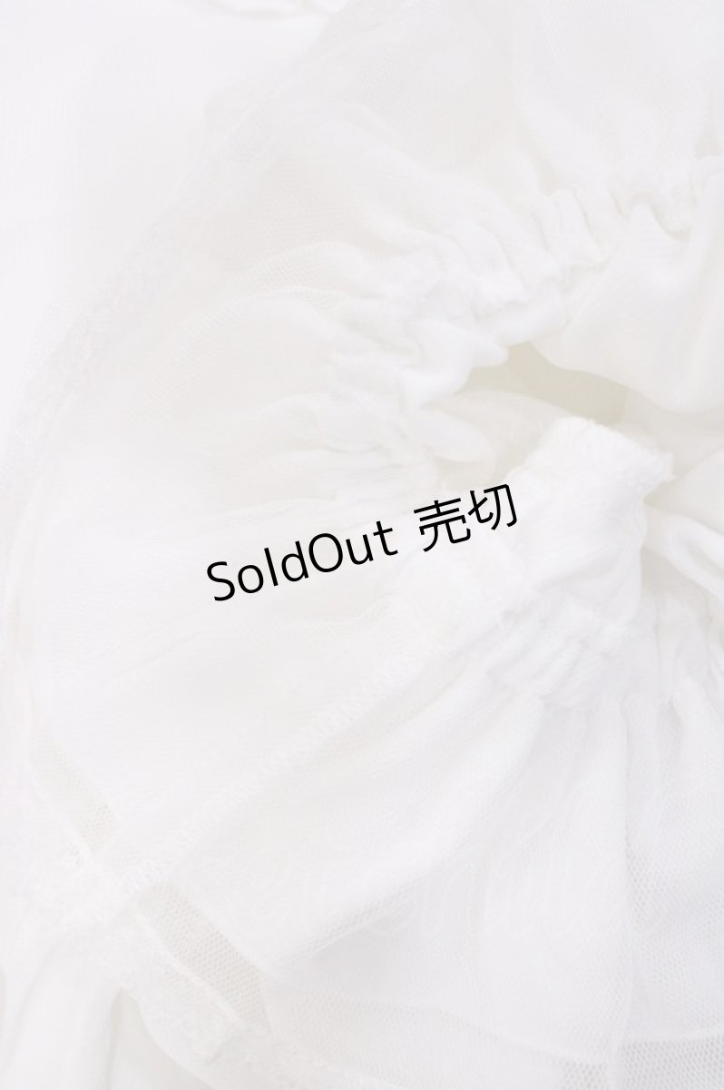 画像3: Secret Honey / ビックフリルカラーブラウス Free オフ H-26-03-12-1033-CA-BL-NS-ZH (3)