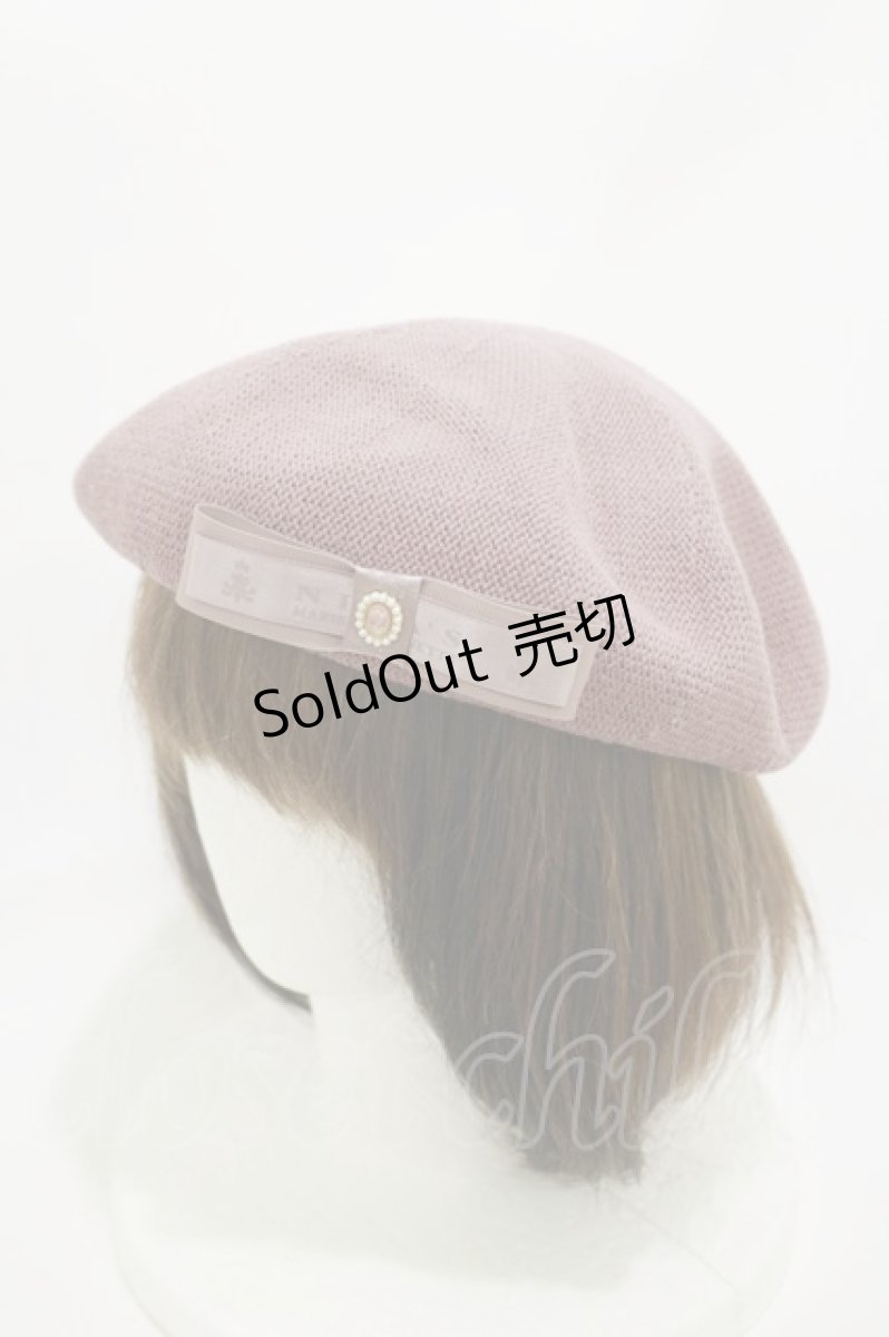 画像1: m petit by misako / NINA'S AM カメオベレー  ピンク H-26-03-12-013-LO-AC-NS-ZH (1)