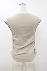 画像2: An MILLE / チェックリボントップス Free ベージュ H-26-03-12-030-EL-TO-NS-ZH (2)