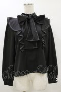 An MILLE / ラッフルフリルボウタイブラウス Free ブラック H-26-03-12-032-EL-BL-NS-ZH