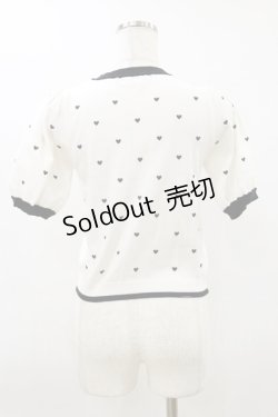 画像2: evelyn / ハートドットトップス Free オフ/ブラック H-26-03-12-038-LO-TO-NS-ZH