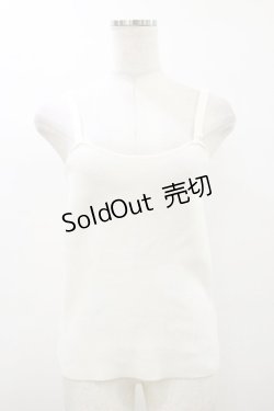 画像3: Bubbles / ビジューボレロキャミソール Free 白 H-26-03-12-040-CA-TO-NS-ZH