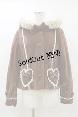 画像1: Angelic Pretty / マジカルBunnyコート Free ブラウン H-26-03-12-043-AP-CO-NS-ZH