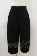 INGEBORG / トリプルツイルストレートパンツ Free ブラック H-26-03-12-046-LO-PA-NS-ZH