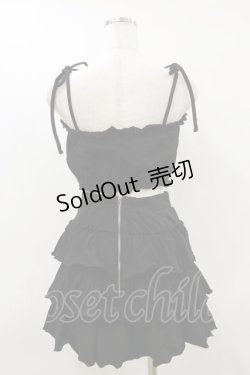 画像2: Bubbles / スウェットビスチェセットアップ M ブラック H-26-03-12-047-CA-OP-NS-ZH