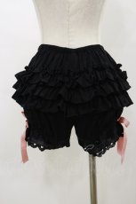 画像2: 櫻桃兎（海外ロリータブランド） / ドロワーズ L ブラック/ピンク H-26-03-12-048-LO-PA-NS-ZH (2)