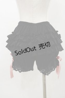 画像2: 櫻桃兎（海外ロリータブランド） / ドロワーズ L ブラック/ピンク H-26-03-12-048-LO-PA-NS-ZH