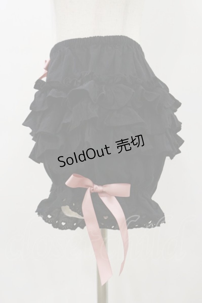 画像3: 櫻桃兎（海外ロリータブランド） / ドロワーズ L ブラック/ピンク H-26-03-12-048-LO-PA-NS-ZH (3)