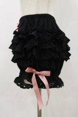 画像3: 櫻桃兎（海外ロリータブランド） / ドロワーズ L ブラック/ピンク H-26-03-12-048-LO-PA-NS-ZH (3)