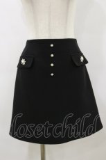 画像1: evelyn / ビジューパールスカート Free ブラック H-26-03-12-049-LO-SK-NS-ZH (1)