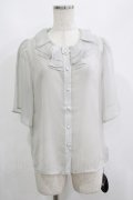 an another angelus / シアーラッフルブラウス Free L/GRAY H-26-03-13-1001-CA-BL-NS-ZH