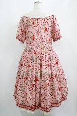 画像3: PINK HOUSE / PINK HOUSE×MISAKO&ERINKO　キャットチェリードロッププリントミディワンピース Free ピンク H-26-03-13-1003-LO-OP-NS-ZH (3)
